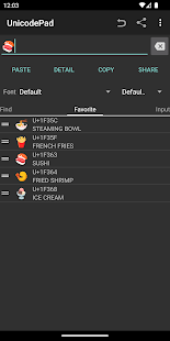 Unicode Pad Screenshot