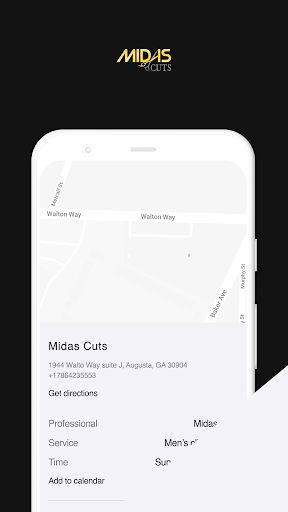 Android application Midas Cuts screenshort