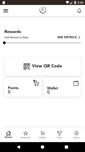 Android application Brew House Coffee screenshort