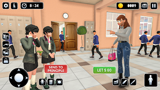 High School Teacher Game 3D Screen 2