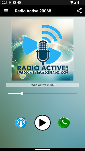 Android application Radio Active 20068 screenshort