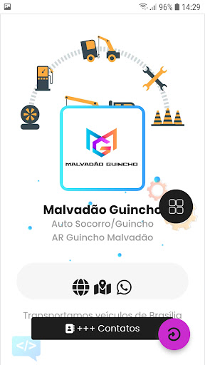 Android application Malvadão Guincho screenshort