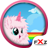 Pink Fluffy Unicorn Dash icon