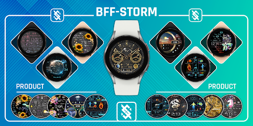 BFF7- Gold Analog Pattern Gear screenshot 6