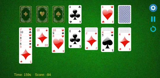 Solitaire Klondike Kartenspiel