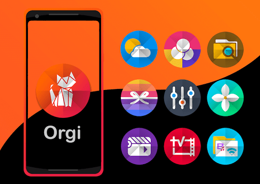 Android application Orgi - Icon Pack screenshort
