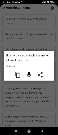 Sarcastic Quotes and Sayings Screen 2