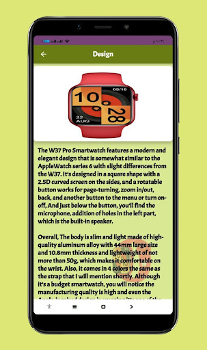 DW37 PRo smart watch guide Screen 3