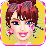 Pink Girl Real Makeover Salon icon