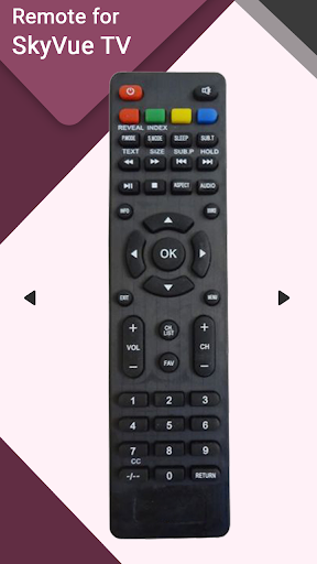 Remote for SkyVue TV Screen 2