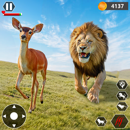 Lion Family Simulator Game