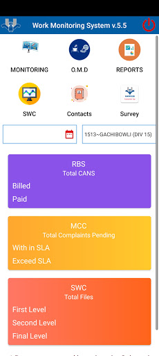 Android application O&M App screenshort