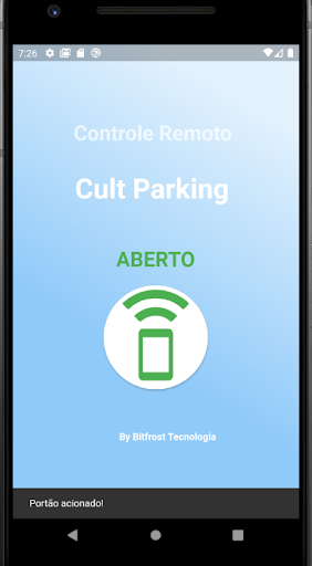 Cult Park App Controle Screen 2