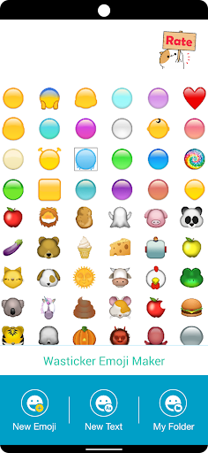 Android application Emoji maker procreate stickers screenshort