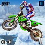 Cover Image of Download Mountain Stunt Bike Ice Racing  APK