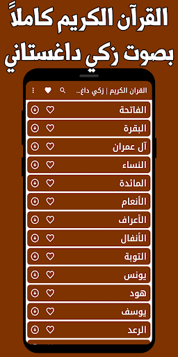 قران كامل زكي داغستاني بدون نت