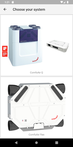 Zehnder ComfoControl Screen 2