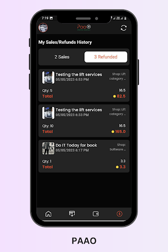 PaaO - Vendors Screen 3