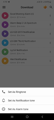 LG Ringtones Screenshot 2 - AppWisp.com