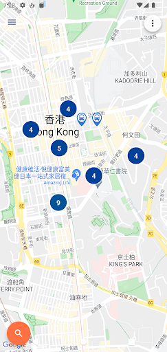 Android application 港小巴 screenshort