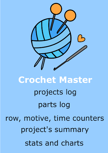Android application Crochet Master - log & count screenshort