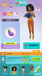 Mẹ và bé 3D Trò chơi mang thai
