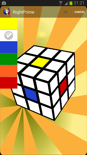 RightPrime Cube Solver Screen 2