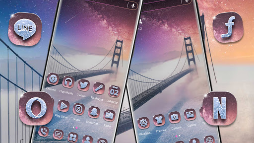 Golden Gate Bridge Theme Screen 3