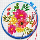 Cross Stitch: Coloring Art icon