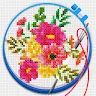 Cross Stitch: Coloring Art