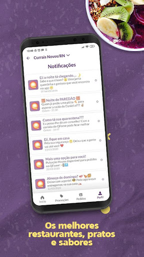 QFome App - Delivery de Comida Screen 3