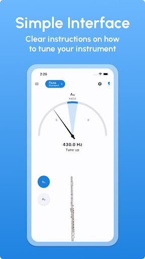Screenshot of Flute Tuner - LikeTones