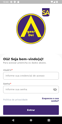 Android application Agenda Agnus Dei SA screenshort
