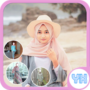 Beauty Pastel Girl Hijab Photo Editor