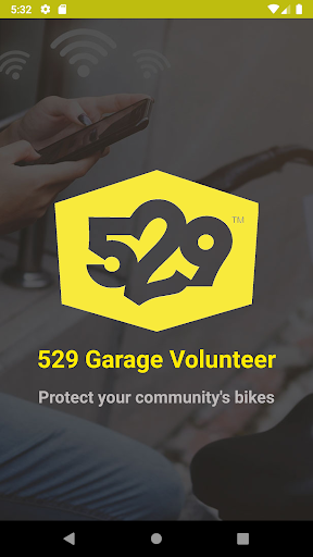 Android application 529 Garage Volunteer screenshort