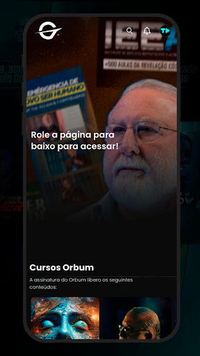 Android application Orbum screenshort