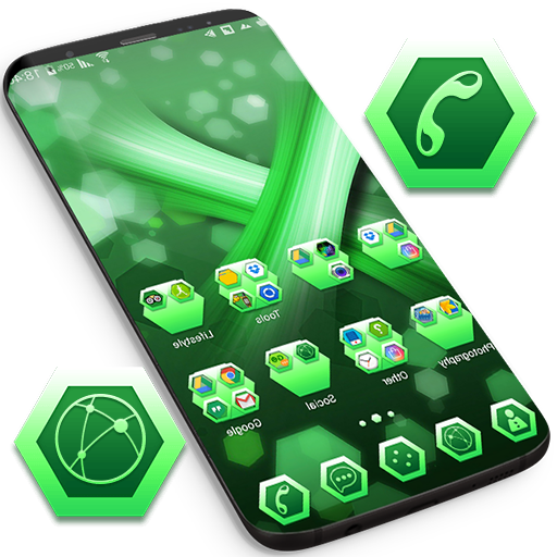 Green Launcher Theme 1.308.1.41 Icon