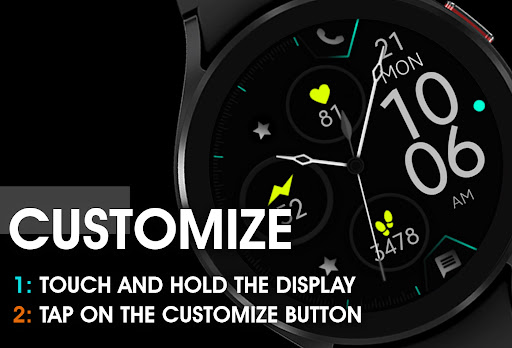 Minimal Black v3 Watch Face Screen 3