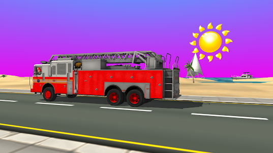 Fire Truck Race & Rescue 2!