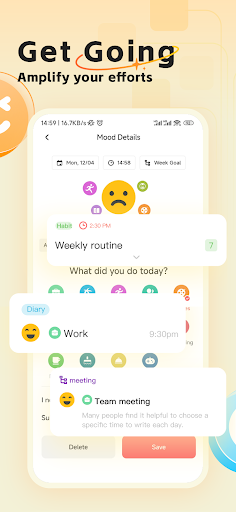Screenshot of Elisi - Structured planner