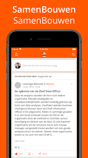 Android application SamenBouwen screenshort