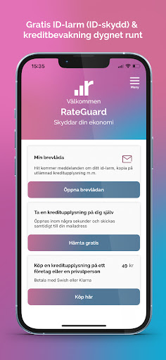 Android application Rateguard Private screenshort