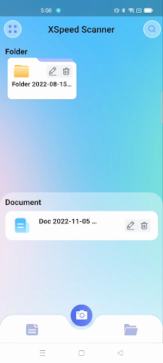 Android application XSpeedScanner screenshort