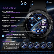 Sol 3 - animated watch faceのおすすめ画像4