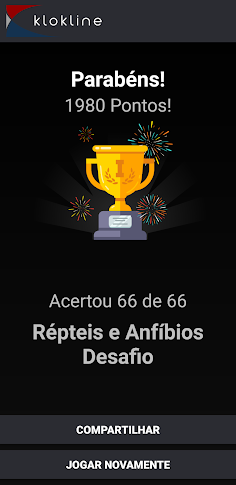 66 Répteis e Anfíbios Desafio - Screenshot 4