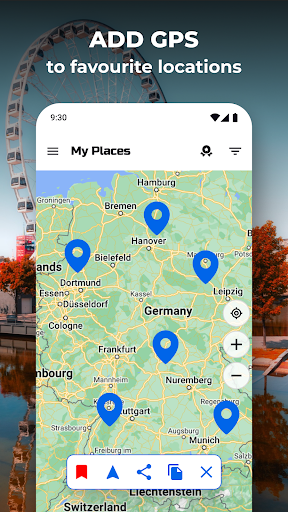 Screenshot of GPS Coordinates Locator Map