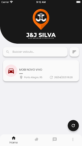 Android application J&J Silva Rastreamento Veicula screenshort