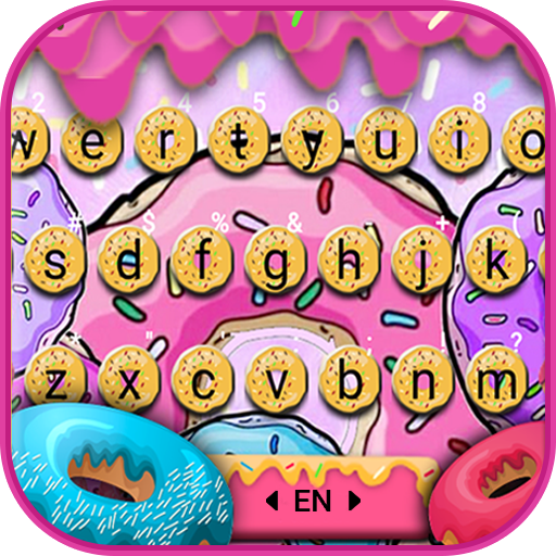 Colorful Donuts Keyboard Theme