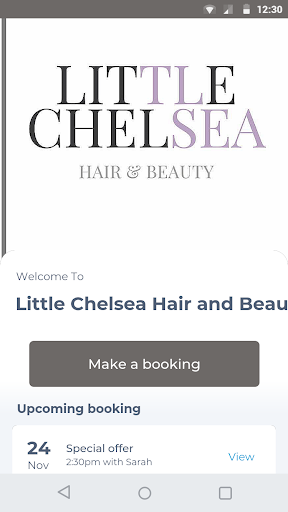 Android application Little Chelsea Hair and Beauty screenshort