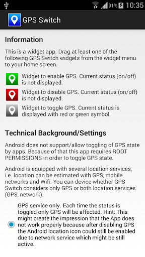 GPS Switch Root